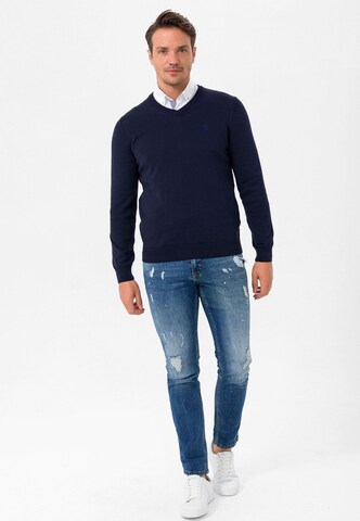 Jimmy Sanders Pullover in Blau