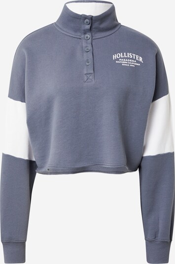 HOLLISTER Sweatshirt in de kleur Duifblauw / Wit, Productweergave
