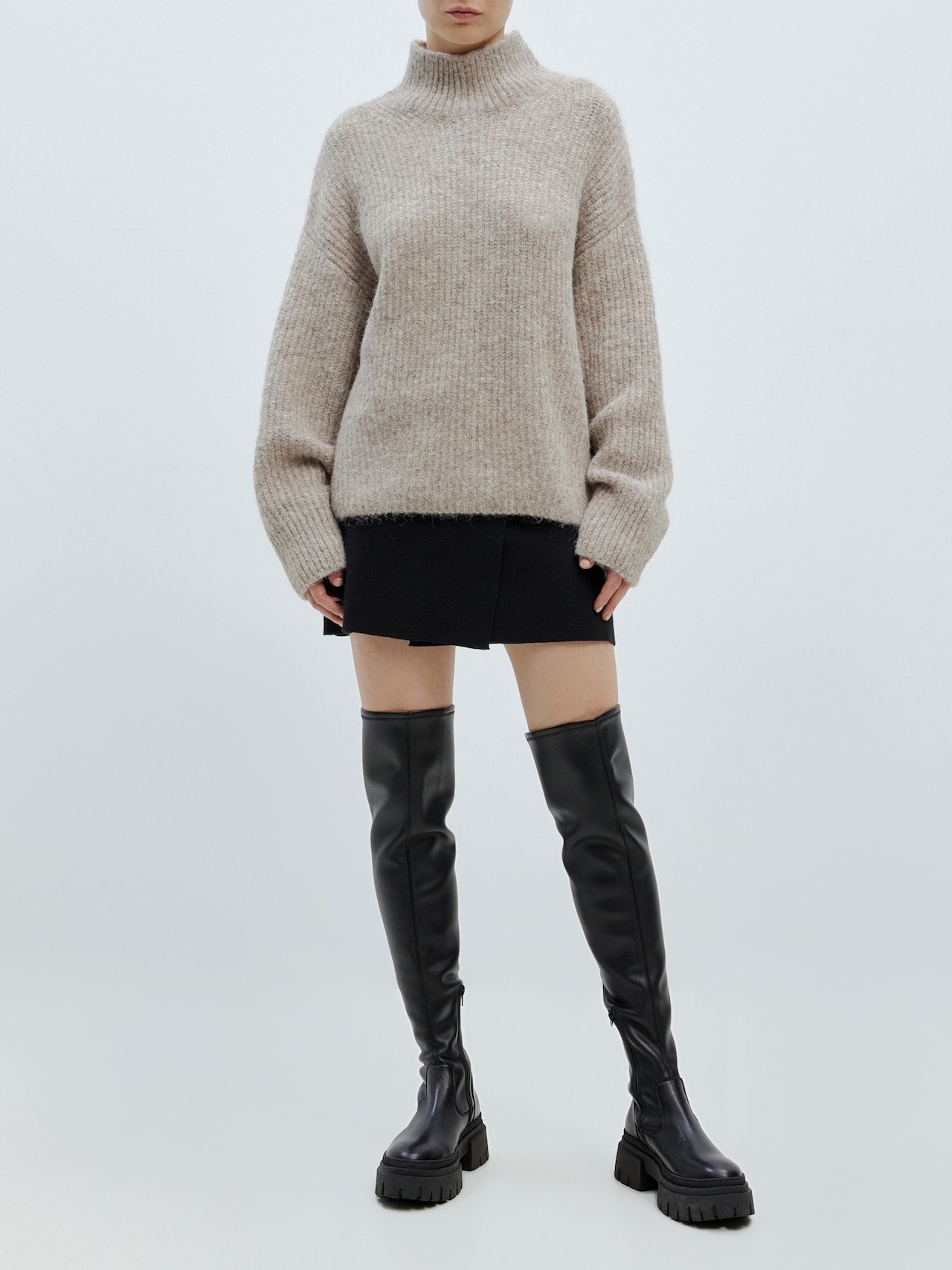 EDITED Pullover 'Beth' beige scuro