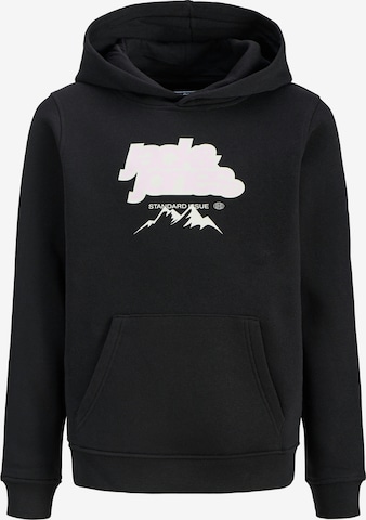 Jack & Jones Junior Mikina 'JCOFLARE' – černá: přední strana
