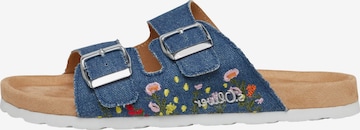 Sandales s.Oliver en bleu : devant