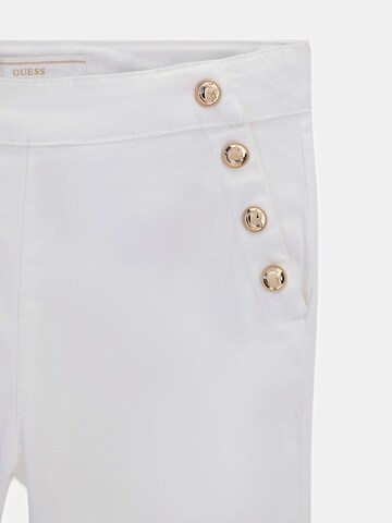 GUESS Flared Pants in White