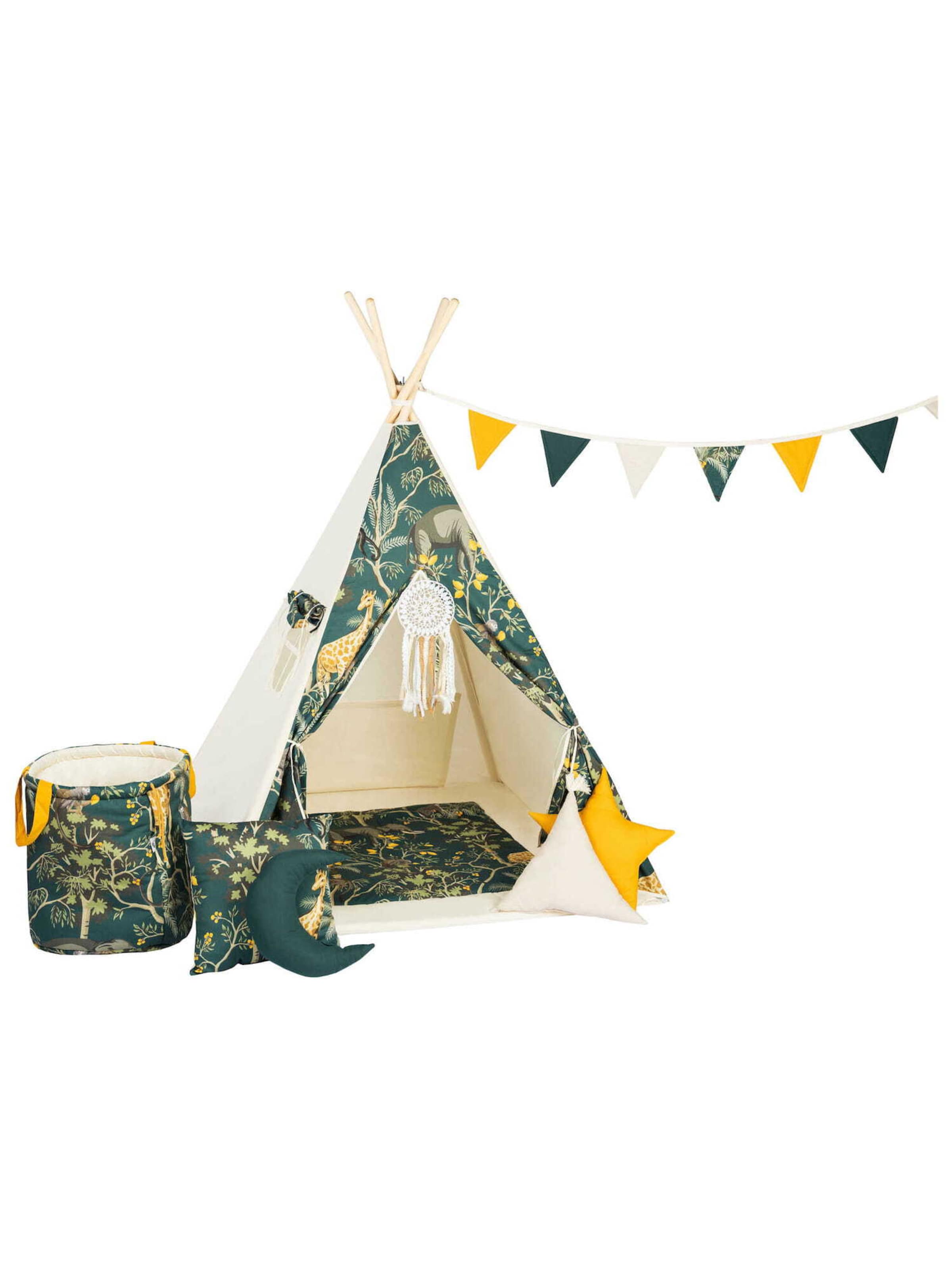 Sówka Design Game in Green: front