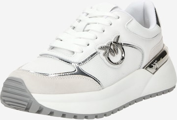 PINKO Sneakers laag 'GEM 01' in Wit: voorkant