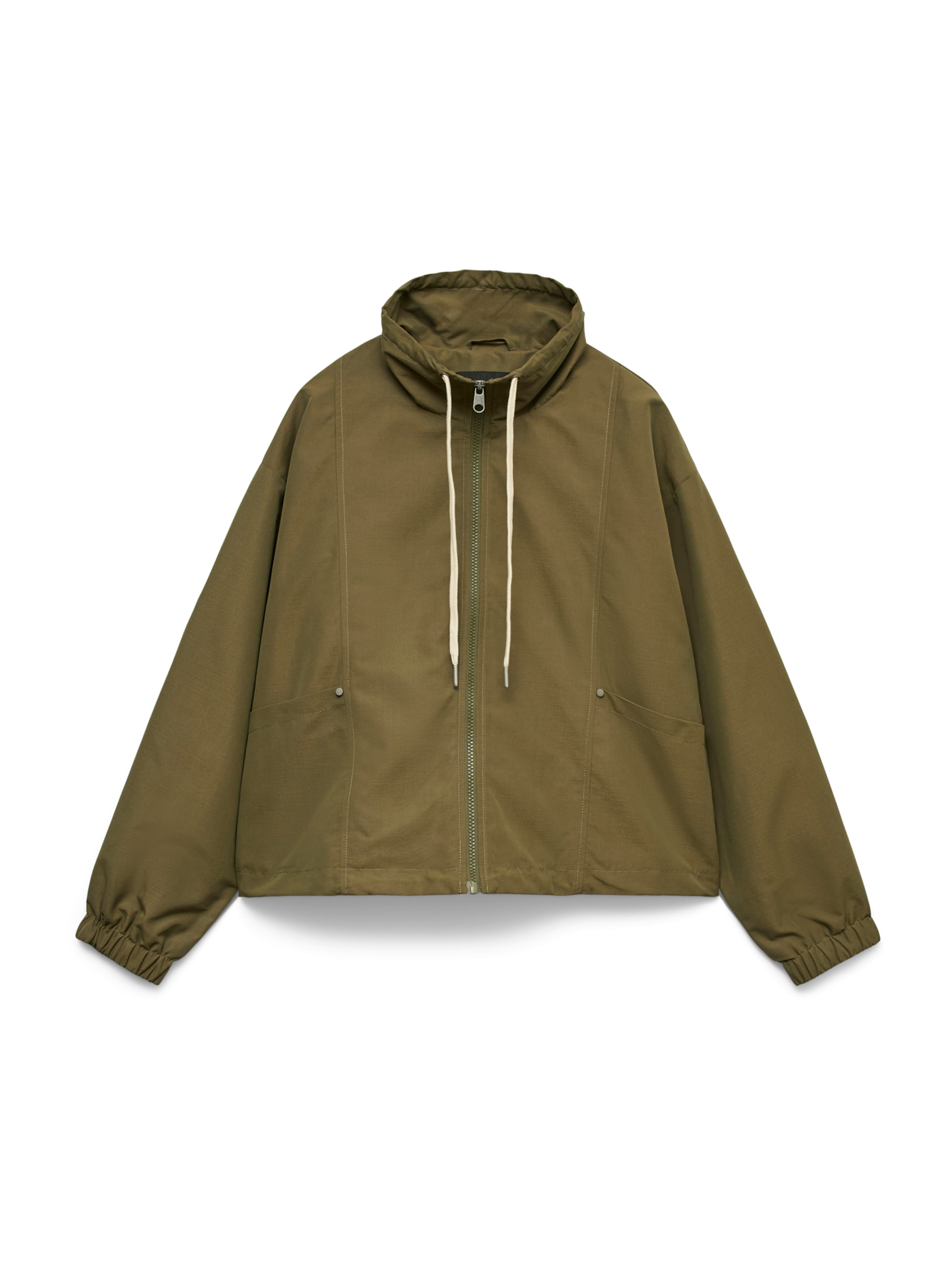 VERO MODA - Chaqueta de entretiempo 'VMDORA' en verde: frente