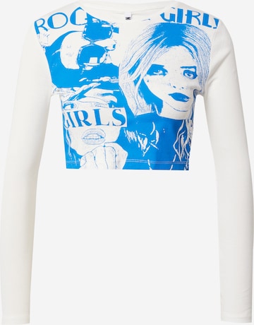 T-shirt 'CHARM' NEON & NYLON en blanc : devant