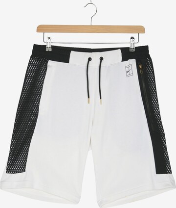 NIKE Shorts in 34 in White: front