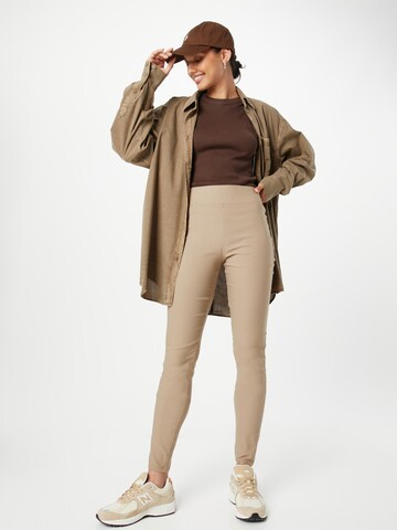Freequent Slim fit Pants in Beige