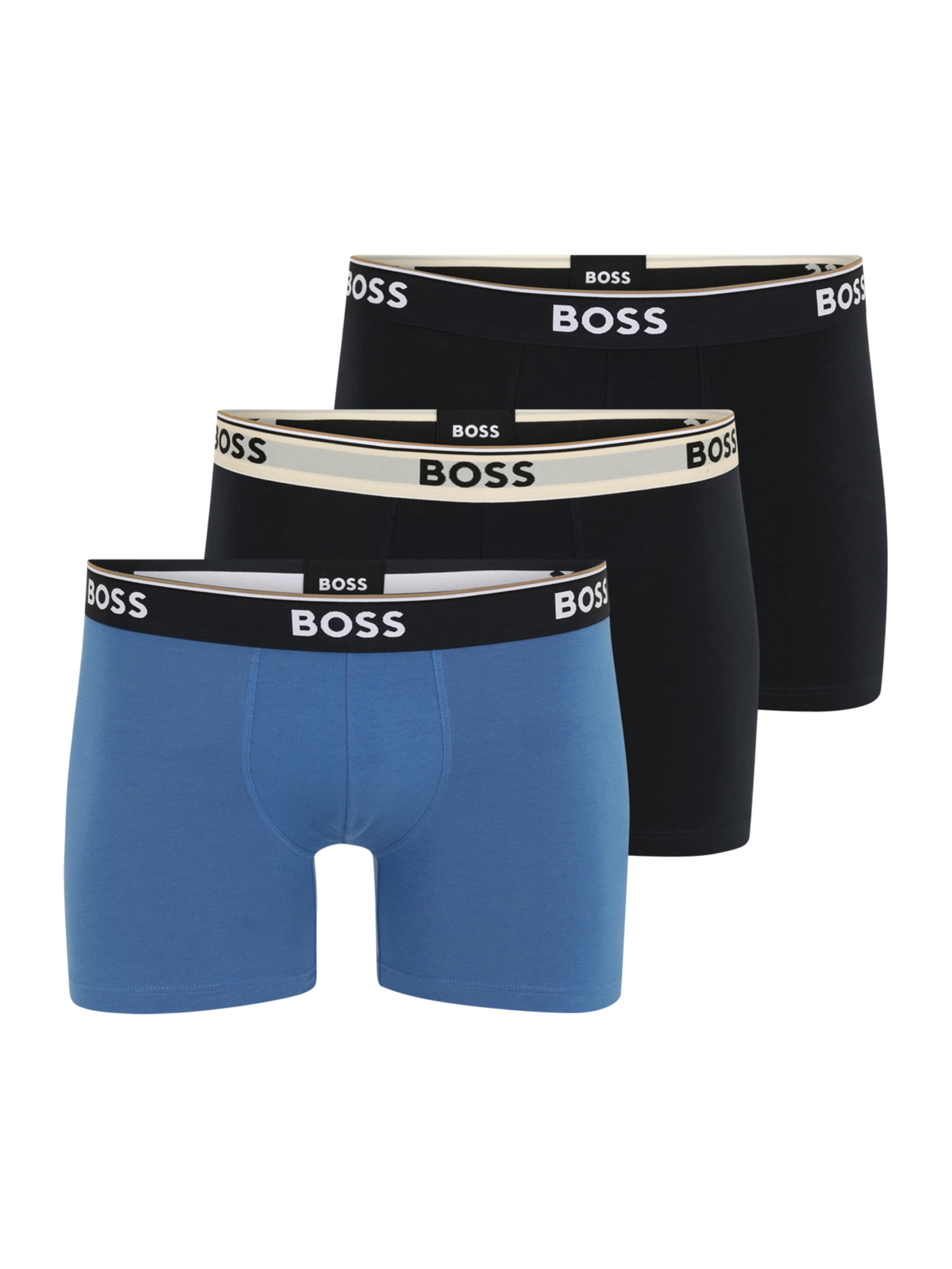 Boxers 'Power' BOSS en bleu : devant