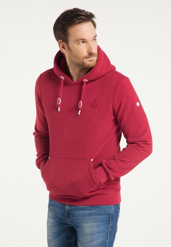 DreiMaster Maritim Sweatshirt in Red: front