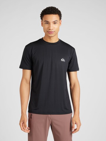 T-Shirt fonctionnel 'LAP TIME' QUIKSILVER en noir : devant