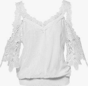 KOROSHI Blouse in White: front