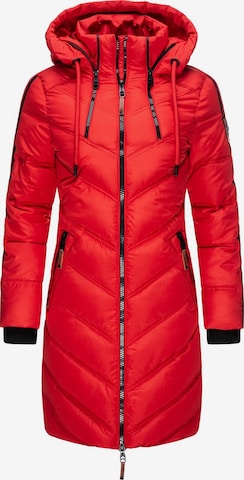 Cappotto invernale 'Armasa' di MARIKOO in rosso: frontale