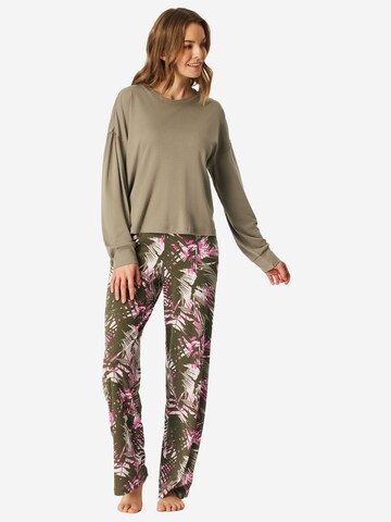 SCHIESSER Pyjama in Gemengde kleuren: voorkant