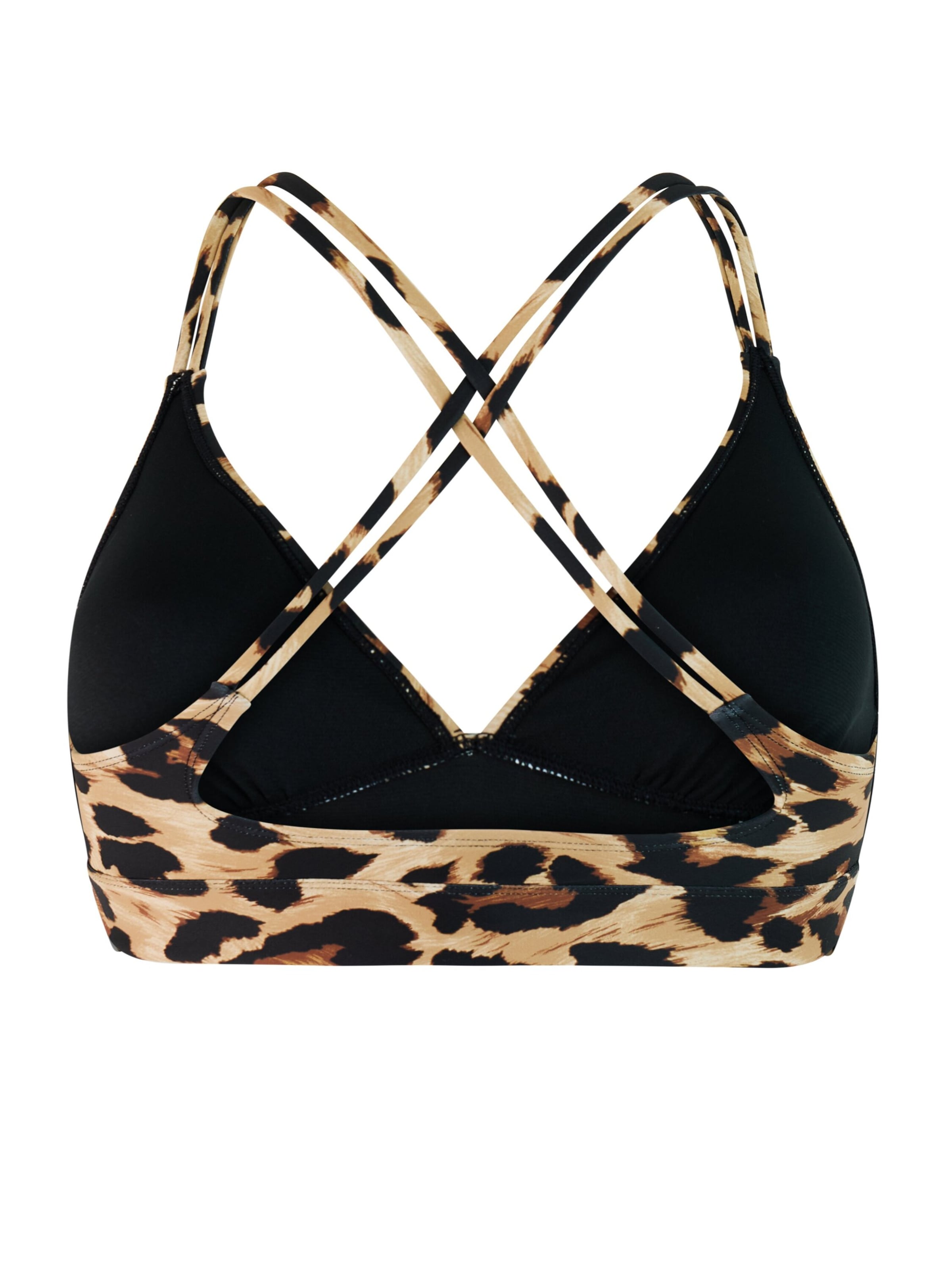 PROTEST Triangle Bikini Top 'MIXSupers' in Brown