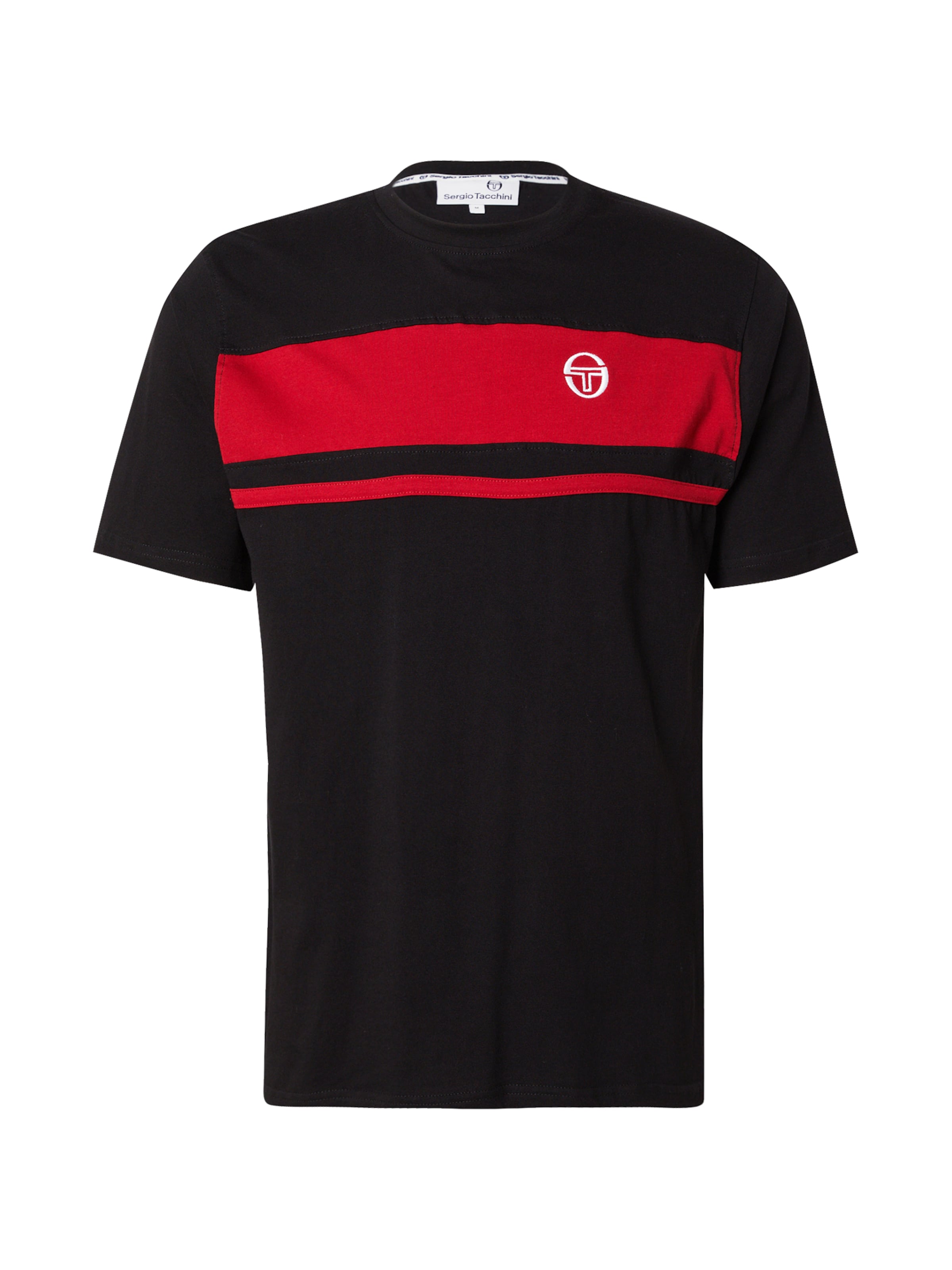 Sergio Tacchini T-Shirt in Schwarz: Vorderseite