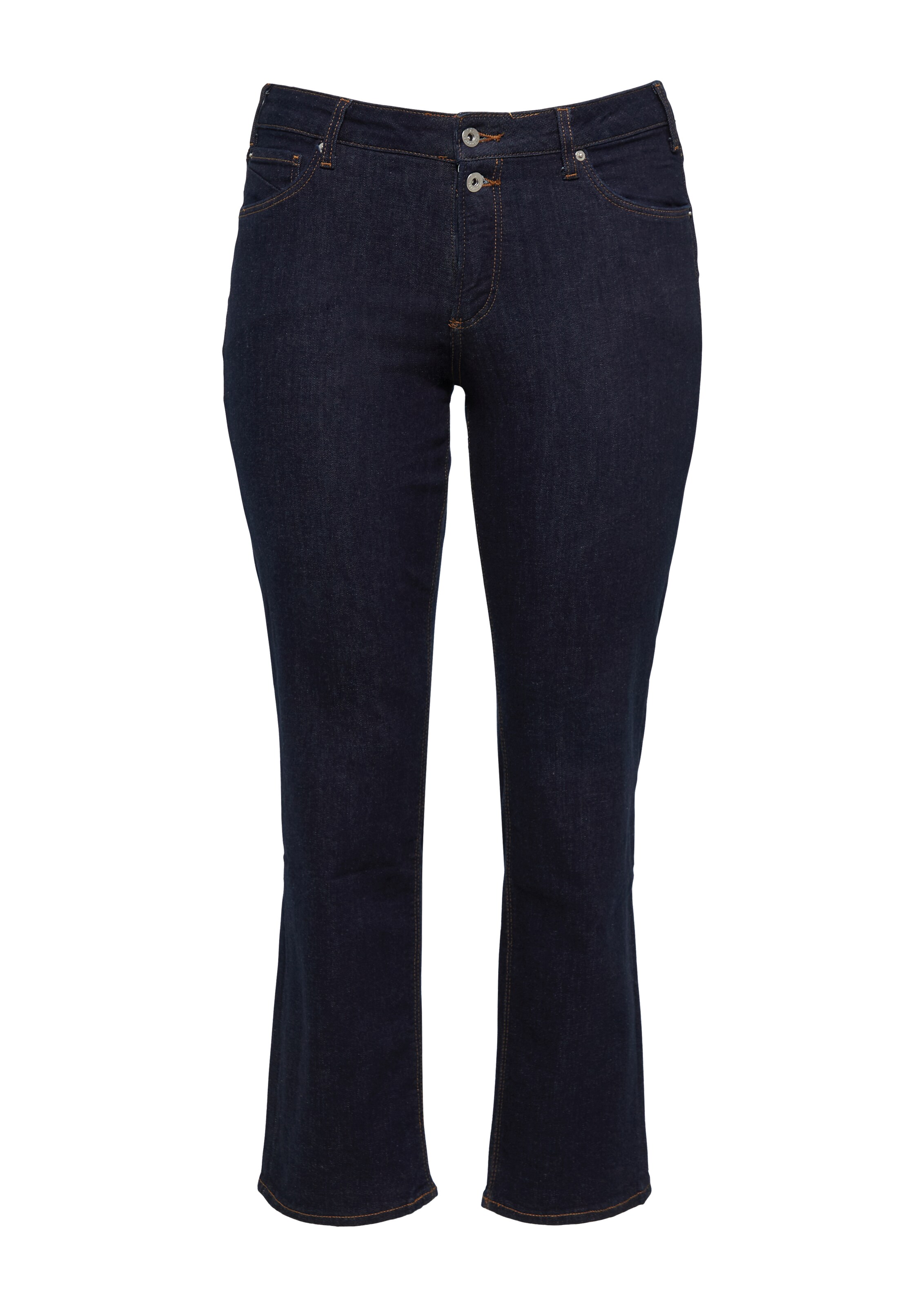 QS Regular Jeans in Blauw: voorkant