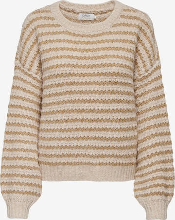 ONLY Sweater 'ANN' in Beige: front