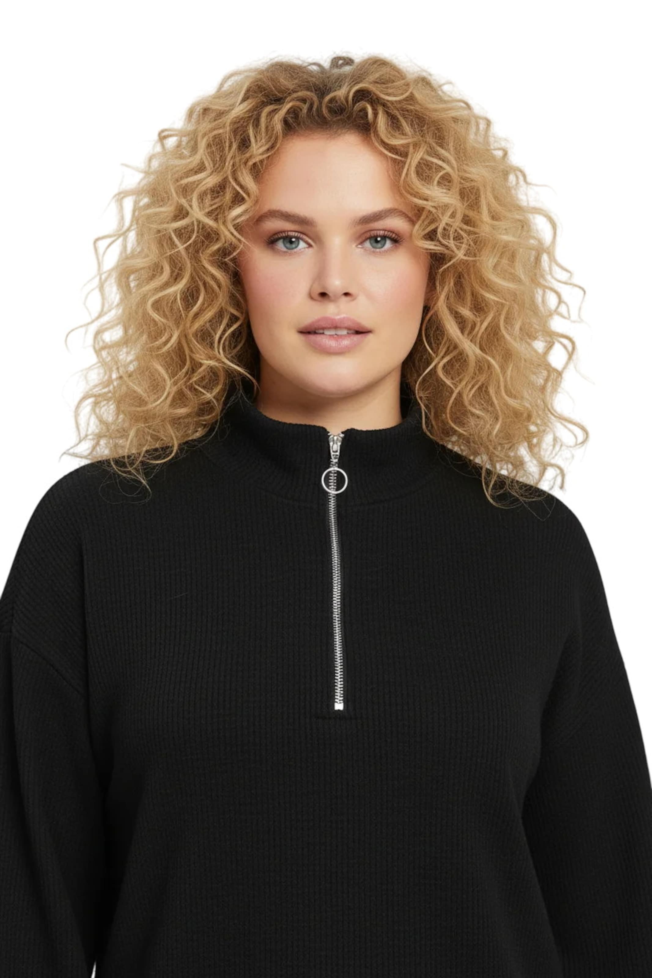 Shape Of You Gebreide jurk in Zwart