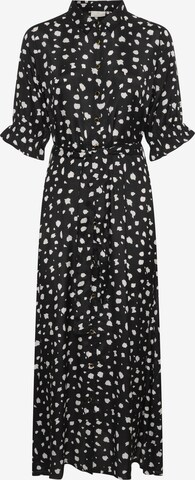 Robe-chemise 'Velana' Kaffe en noir : devant