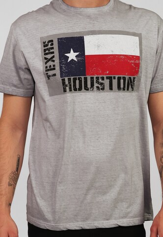 TOP GUN Shirt in Grey: front