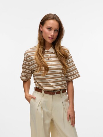 VERO MODA Poloshirt 'VMMaren' in Braun: Vorderseite