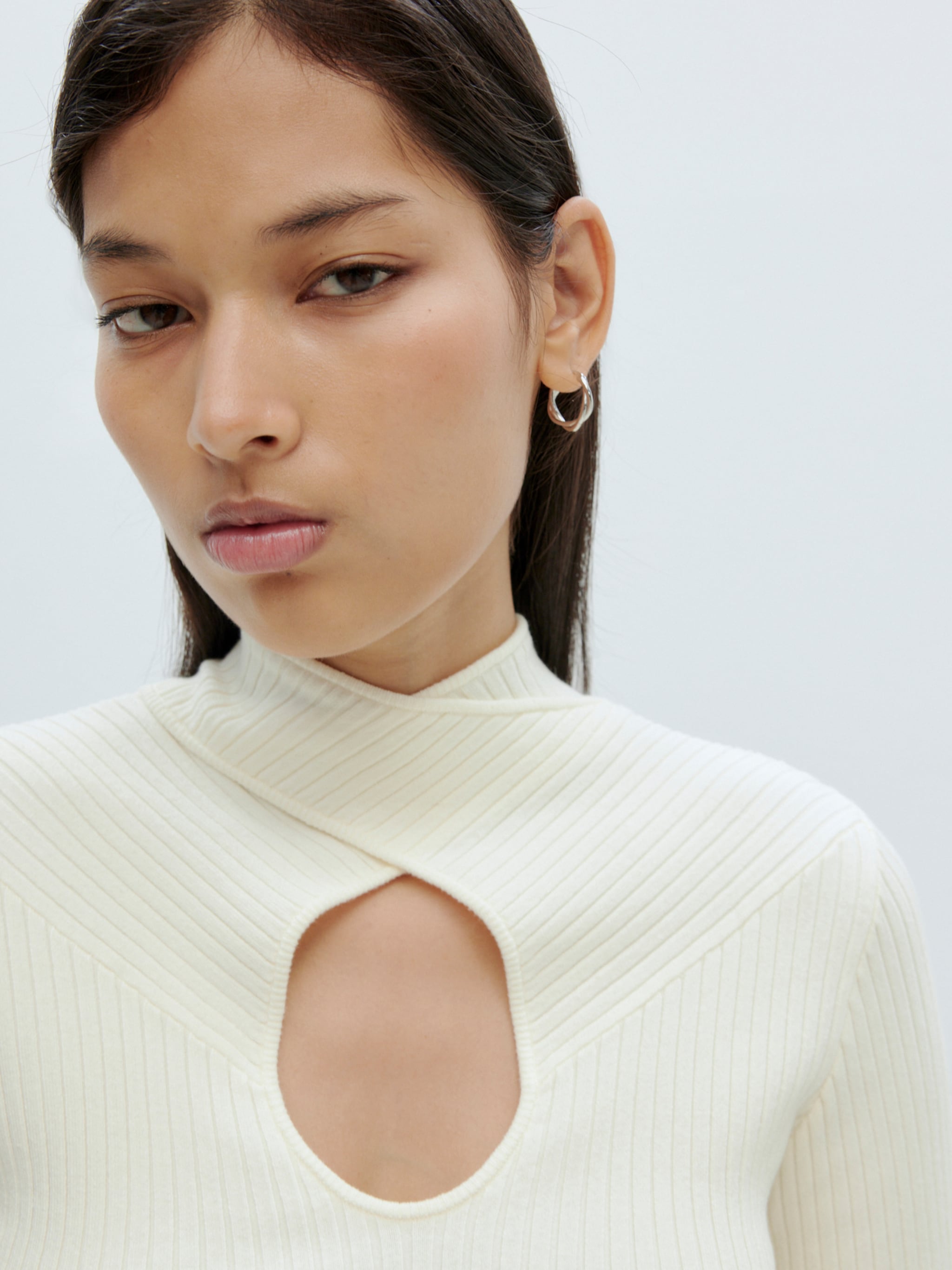 EDITED Produkte Pullover 'Evelyn' ecru