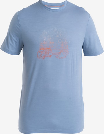 ICEBREAKER Funkční tričko 'Tech Lite III' – modrá: přední strana