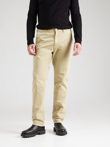 Regular Pantalon 'Ryan' Tommy Jeans en beige : devant