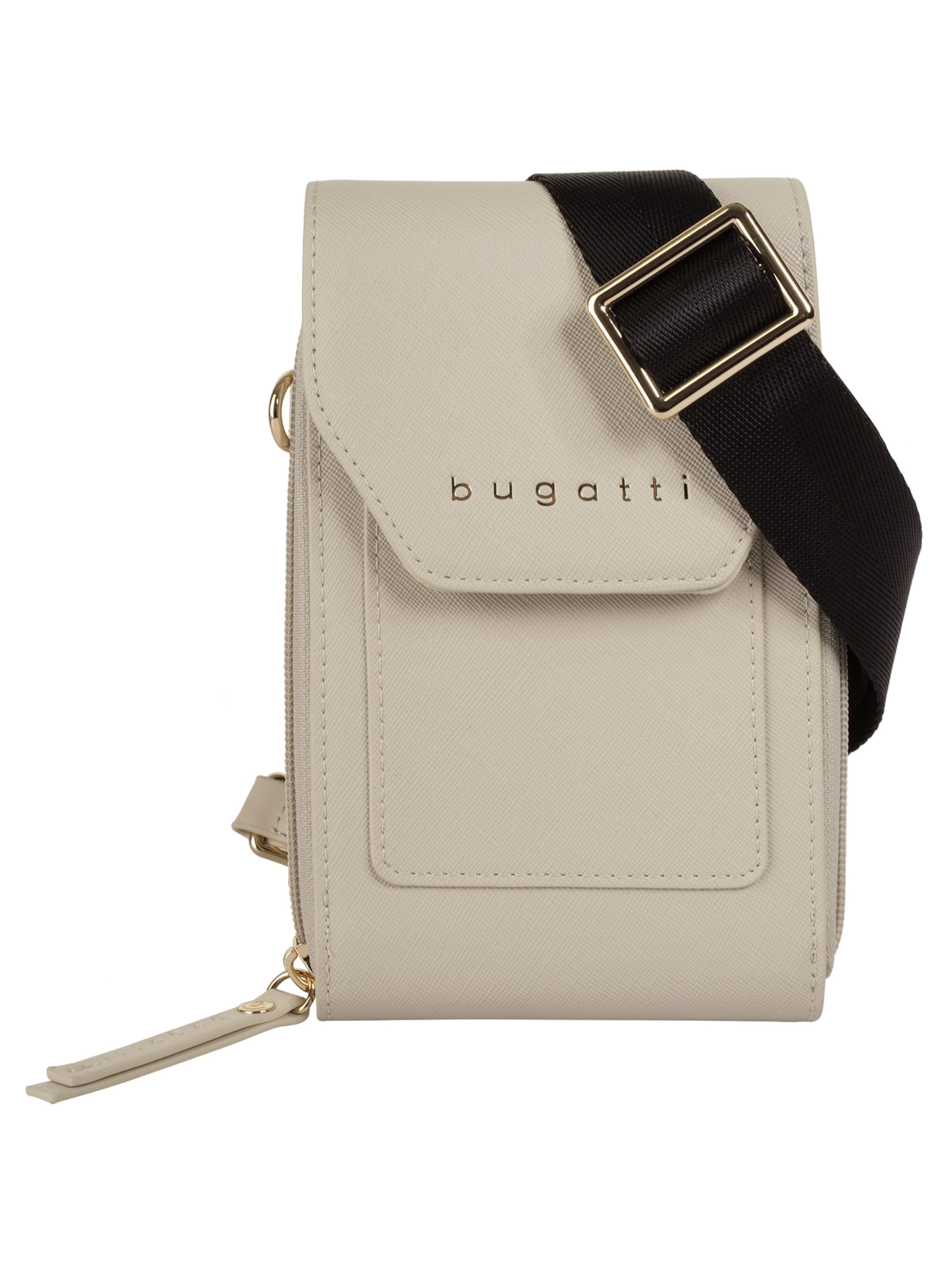 bugatti Wallet 'ELLA SAFFIANO' in Beige: front