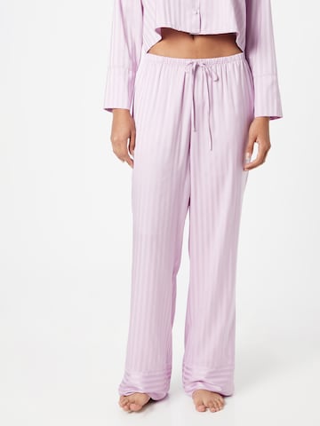 Hunkemöller Spodnie od piżamy w kolorze fioletowy: przód