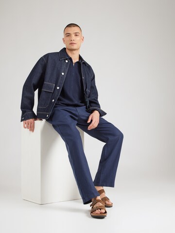 NN07 Regular Fit Paita 'Gustav' värissä sininen
