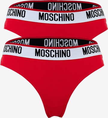 MOSCHINO Slip in Rot: predná strana