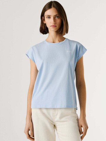 Pepe Jeans T-Shirt 'Bloom' in Blau: Vorderseite