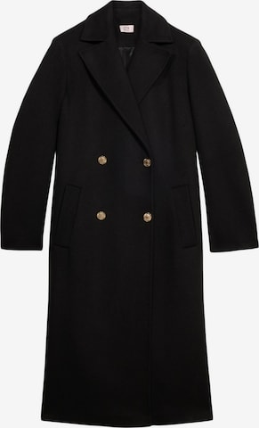 Cappotto invernale di oltre in nero: frontale