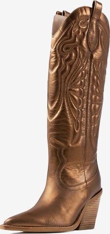 BRONX Cowboystiefel 'New-Kole' in Bronze: predná strana