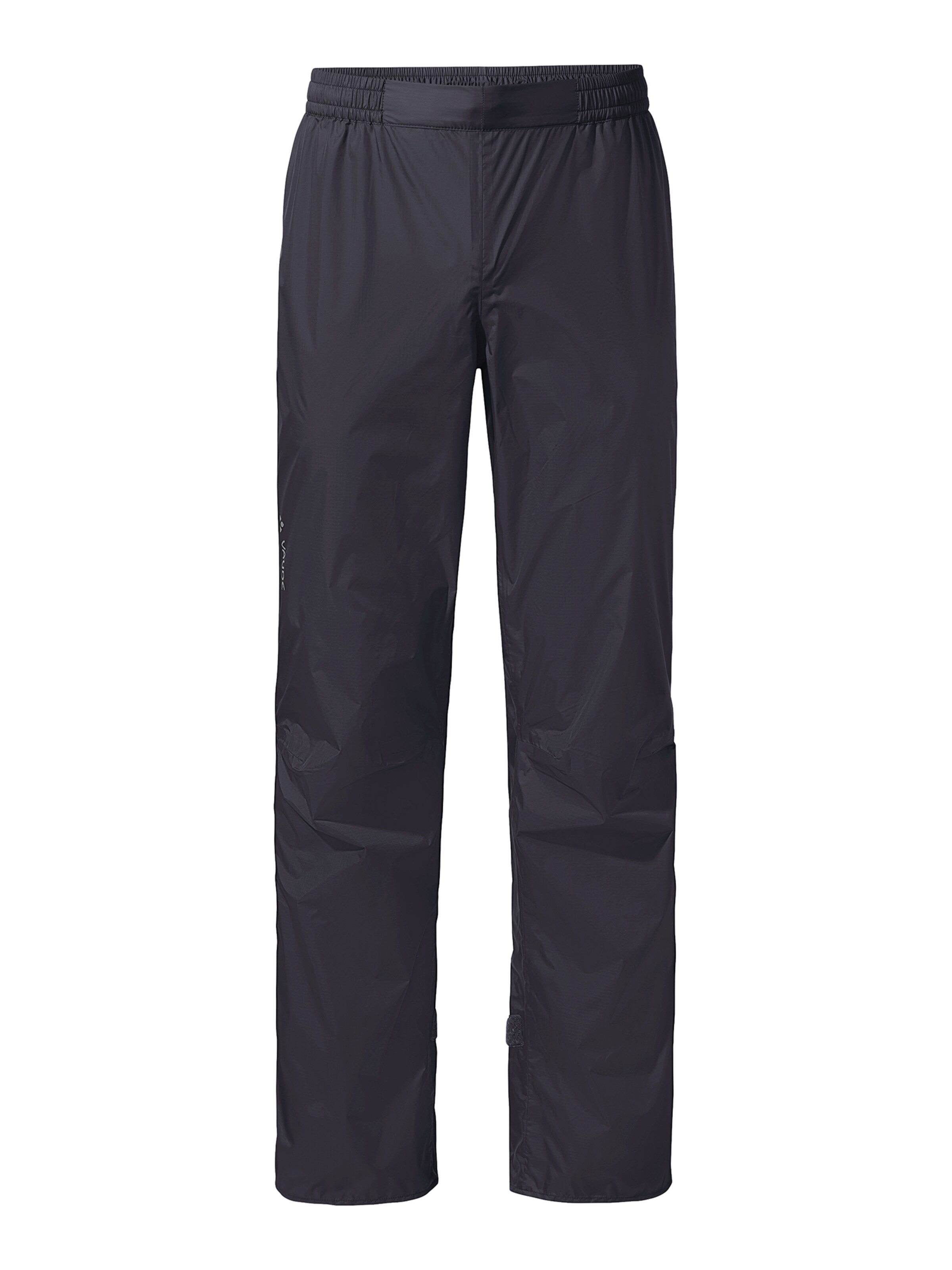 VAUDE Regular Outdoor trousers 'Drop II' in Black: front