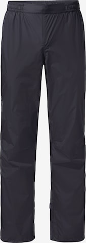 VAUDE Regular Outdoorhose 'Drop II' in Schwarz: Vorderseite