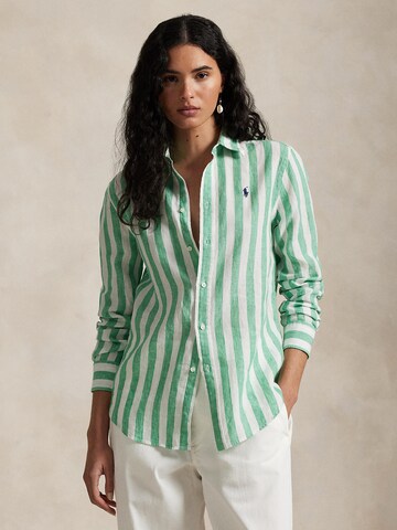 Camicia da donna 'CLASSIC' di Polo Ralph Lauren in verde: frontale