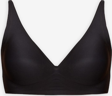 Triangolo Reggiseno di Gisela in nero: frontale