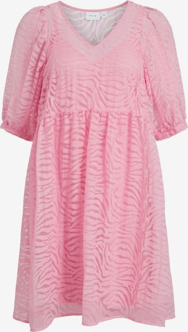 VILA Dress in Pink: front