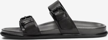 Kazar Mules in Black: front