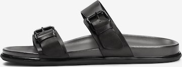 Kazar Mules in Black: front