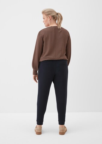 TRIANGLE Tapered Broek in Blauw