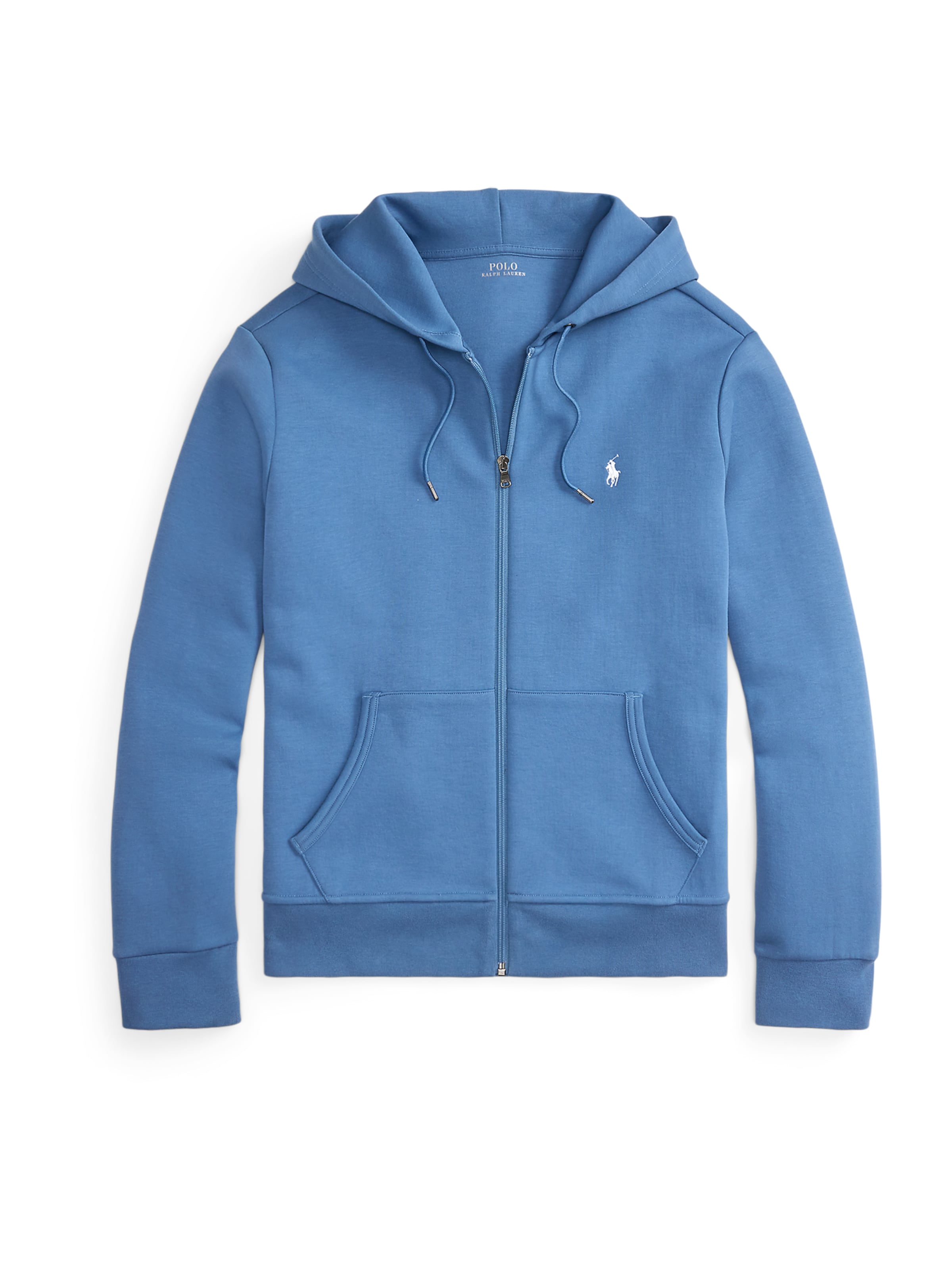 Hanorac de la Polo Ralph Lauren pe albastru: față