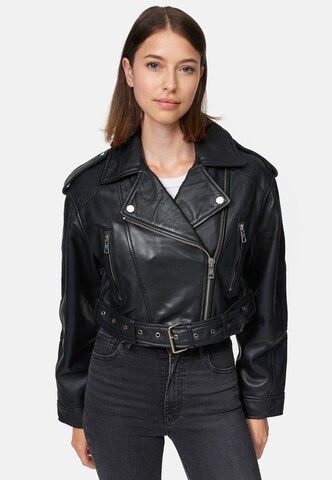 trueprodigy Between-Season Jacket ' Rosa ' in Black: front