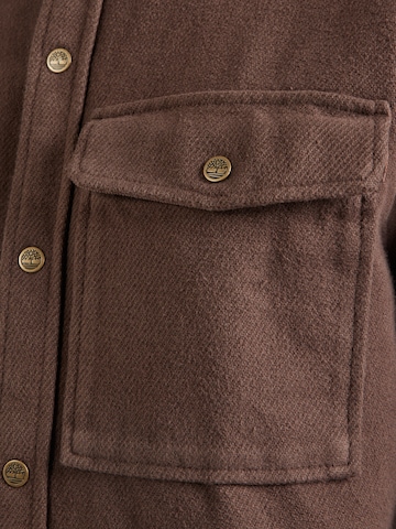 TIMBERLAND Regular fit Srajca | rjava barva