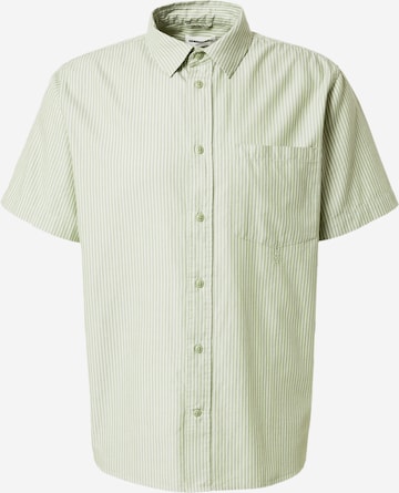 ARMEDANGELS Button Up Shirt 'Seba' in Green: front