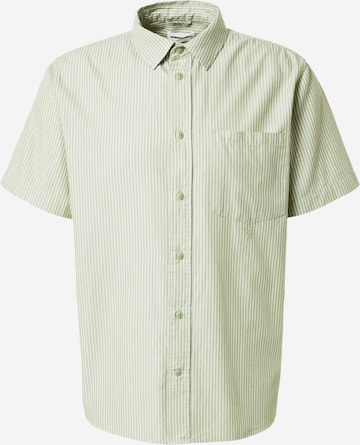 ARMEDANGELS Regular fit Button Up Shirt 'Seba' in Green: front