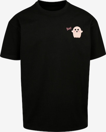 Merchcode Póló 'Halloween - Boo Ghost' - fekete: elől